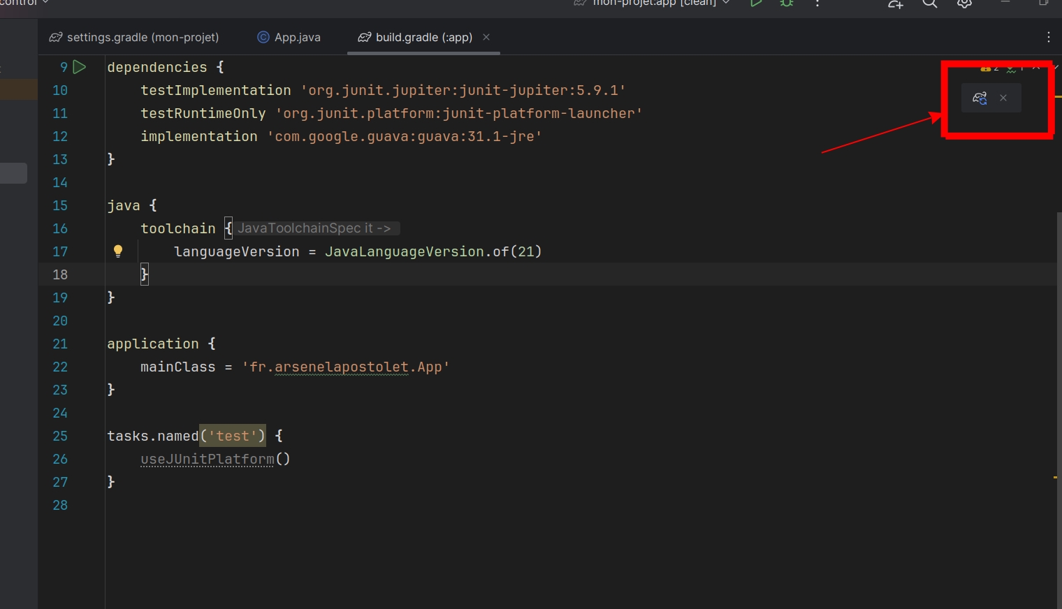 Gradle import Gradle import